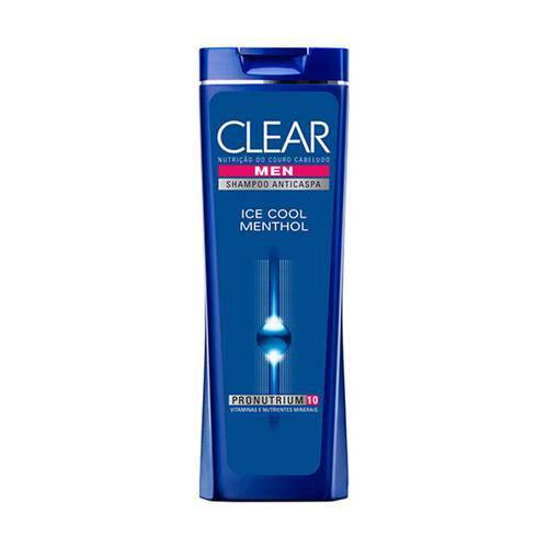 Shampoo Clear Men Ice Cool Menthol com 400 Ml