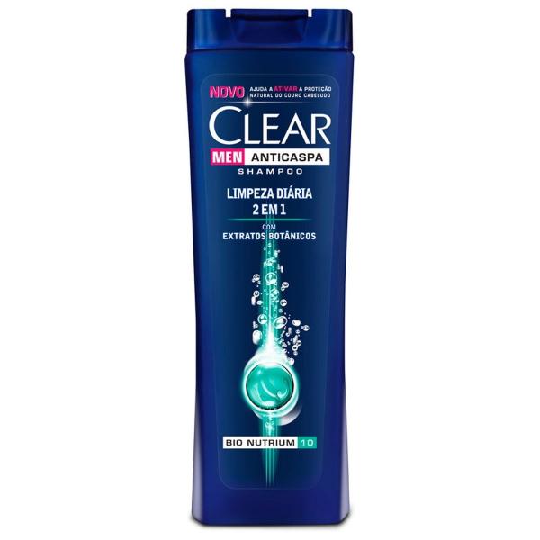 Shampoo Clear Men Limpeza Diária 2 em 1 - 200ml - Unilever