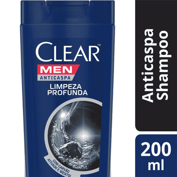 Shampoo Clear Men Limpeza Profunda SH CLEAR MEN LIMPEZA PROFUNDA 200ML