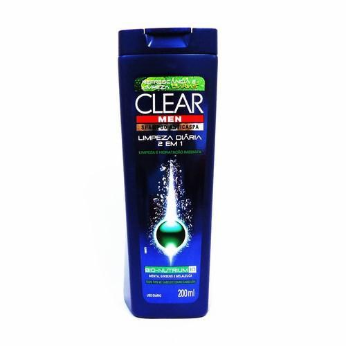 Shampoo Clear Men 2x1 Limpeza Diária 200ml - Unilever