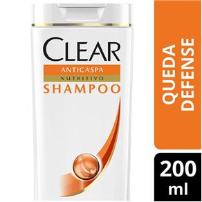 Shampoo Clear Women Anticaspa Queda Defense - 200ml