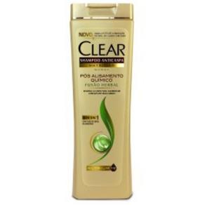 Shampoo Clear Women Fusão Herbal Pós-Alisamento Químico Feminino 200Ml