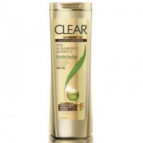 Shampoo Clear Women Fusão Herbal Pós-Alisamento Químico Feminino 400Ml