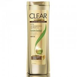 Shampoo Clear Women Fusão Herbal Pós-alisamento Químico Feminino 400ml