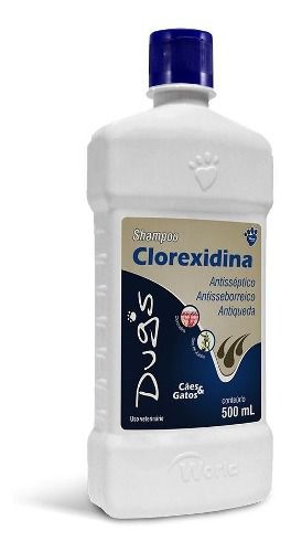Shampoo Clorexidina Anti Seborreia Septico Queda Cães 500ml - Dugs