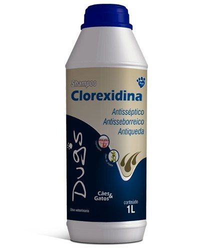 Shampoo Clorexidina Anti Seborreia 1 L - Dugs