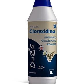 Shampoo Clorexidina Cães Anti Seborreia Septico Queda 1 L