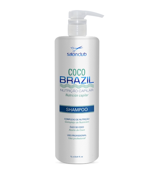 Shampoo Coco Brazil 1 Litro - Nutrição Capilar - Salon Club