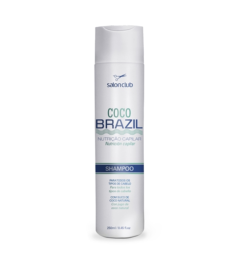 Shampoo Coco Brazil - Nutrição Capilar 250ml - Salon Club