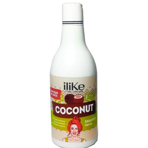 Shampoo Coconut Nutritivo Limpeza Profunda 500ml - Ilike - Ilike Professional