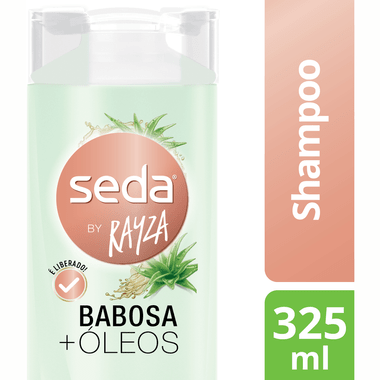 Shampoo com Babosa + Óleos By Rayza Seda 325ml