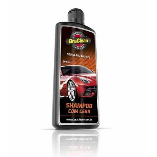 Shampoo com Cera Automotivo Braclean 500ml