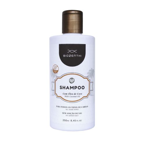 Shampoo com Oleo de Coco 250ml Biozenthi