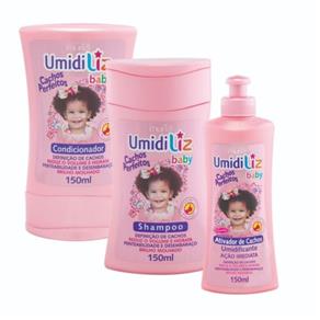 Shampoo + Cond + Ativador Menina Umidiliz Muriel Baby