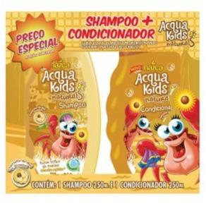 Shampoo + Condicionador Acqua Kids Mel e Girassol - 250Ml