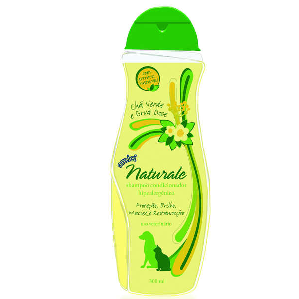 Shampoo Condicionador Amici Naturale Chá Verde e Erva Doce