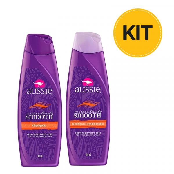 Shampoo + Condicionador Aussie Smooth Mirculously