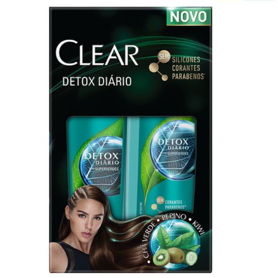 Shampoo+ Condicionador Clear Detox Diario 200ml Preço Especial