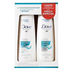 Shampoo + Condicionador Dove Pontas Duplas 400Ml