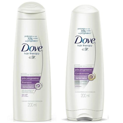 Shampoo + Condicionador Dove Pós Progressiva 200ml - Dove