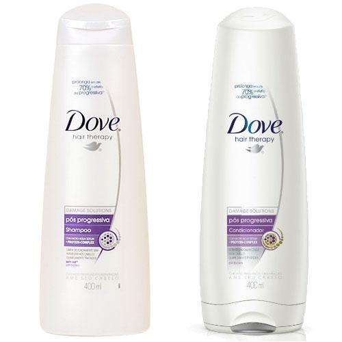 Shampoo + Condicionador Dove Pós Progressiva 400ml - Dove