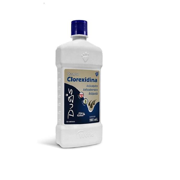 Shampoo Condicionador DUG'S Clorexidina para Cães e Gatos 500ml - World