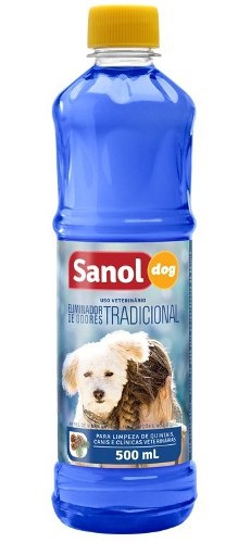 Shampoo Condicionador 2 em 1 para Cães + Limpador de Ambiente Desinfetante Eliminador de Odor - Sanol