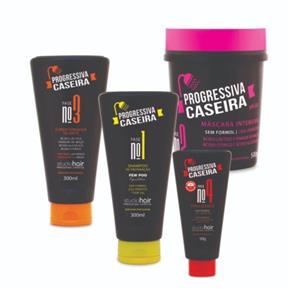 Shampoo + Condicionador + Finalizador + Mascara 500g Progressiva Caseira Kit Muriel
