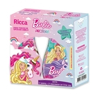 Shampoo + Condicionador Infantil Ricca Barbie Aloe Vera Suave 250ml