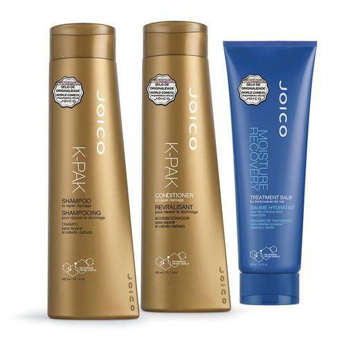 Shampoo Condicionador K-Pak To Repair Damage 300 Ml Máscara Moisture Recovery 250ml - Joico