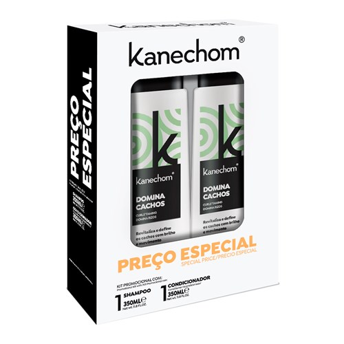 Shampoo + Condicionador Kanechom Domina Cachos 350ml Cada Preço Especial