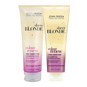 Shampoo + Condicionador Kit Sheer Blonde Color Renew Tone Correcting John Frieda