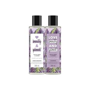 Shampoo + Condicionador Love Beauty And Planet Smooth And Serene 300ml