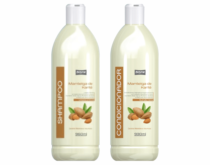 Shampoo + Condicionador Manteiga de Karité Doyth