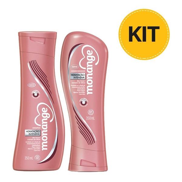 Shampoo + Condicionador Monange Hidratação Intensiva 350ml por R8,99