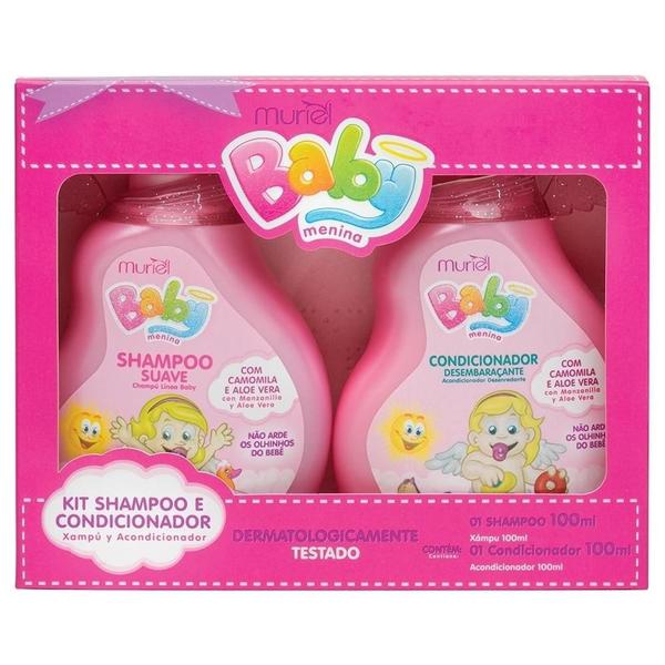 Shampoo + Condicionador Muriel Baby Menina 100ml
