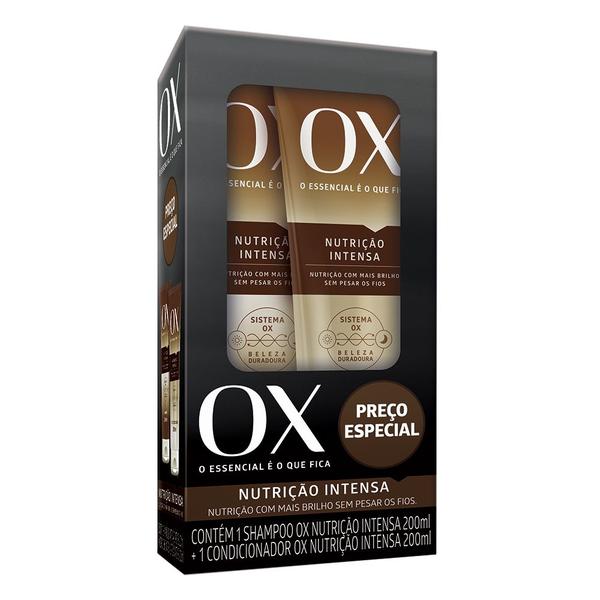 Shampoo + Condicionador Ox Nutrição Intensa Preço Especial 200ml Cada