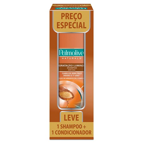 Shampoo + Condicionador Palmolive Naturals Hidratação Luminosa Preço Especial 350ml Cada