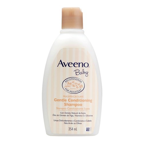 Shampoo Condicionante Suave Aveeno Baby 354mL Incolor