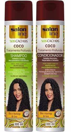 Shampoo + Condiconador Salon Line S.o.s Cachos Coco