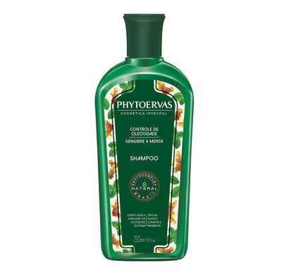 Shampoo Controle de Oleosidade Gengibre e Menta 250ml - Phytoervas