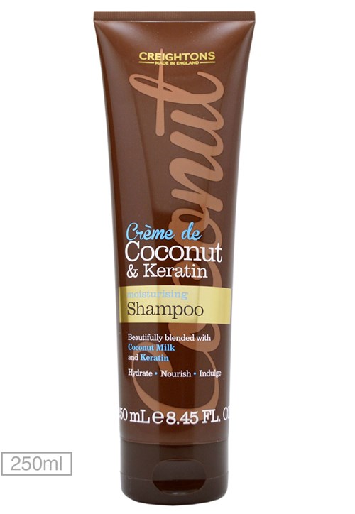 Shampoo Crème de Coconut Keratin Moisturising Creightons 250ml