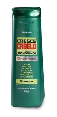Shampoo Crescimento Acelerado Antiqueda Aluma Fortalecedor - Verde Brasil