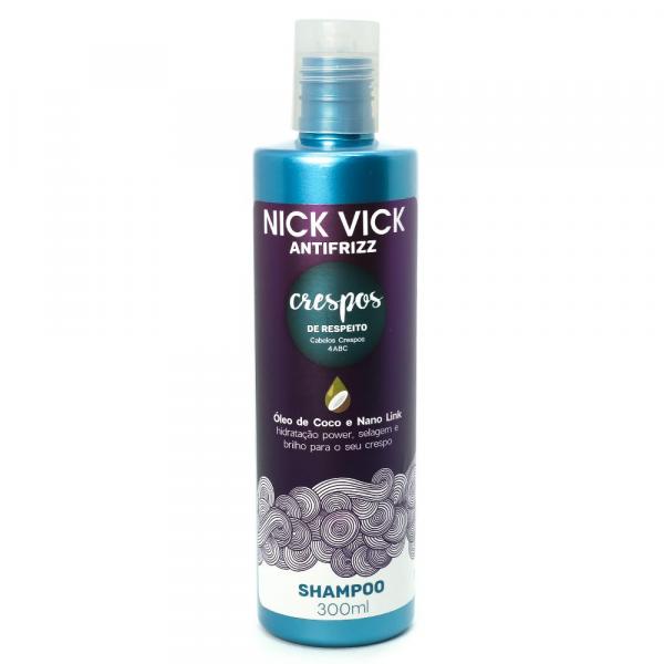 Shampoo Crespos de Respeito Nick Vick Antifrizz 300ml - Nick Vick