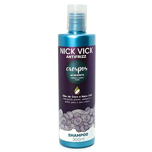 Shampoo Crespos de Respeito Nick Vick Antifrizz 300ml