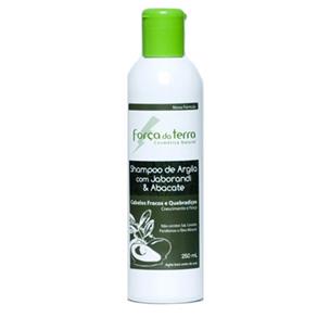 Shampoo de Argila com Jaborandi e Abacate Força da Terra - 250ml