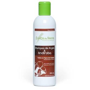 Shampoo de Argila e Andiroba Força da Terra - 250ml