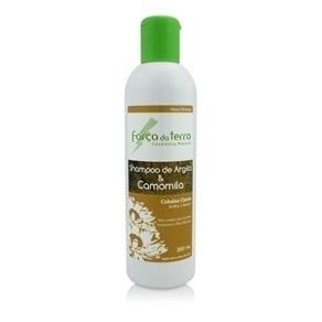 Shampoo de Argila e Camomila, 250ml - Força da Terra