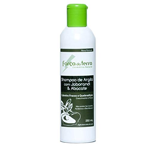 Shampoo de Argila Jaborandi Abacate Força da Terra 250 ml