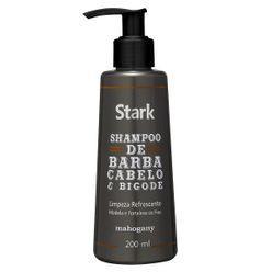 Shampoo de Barba, Cabelo e Bigode Stark 200ml - Mahogany